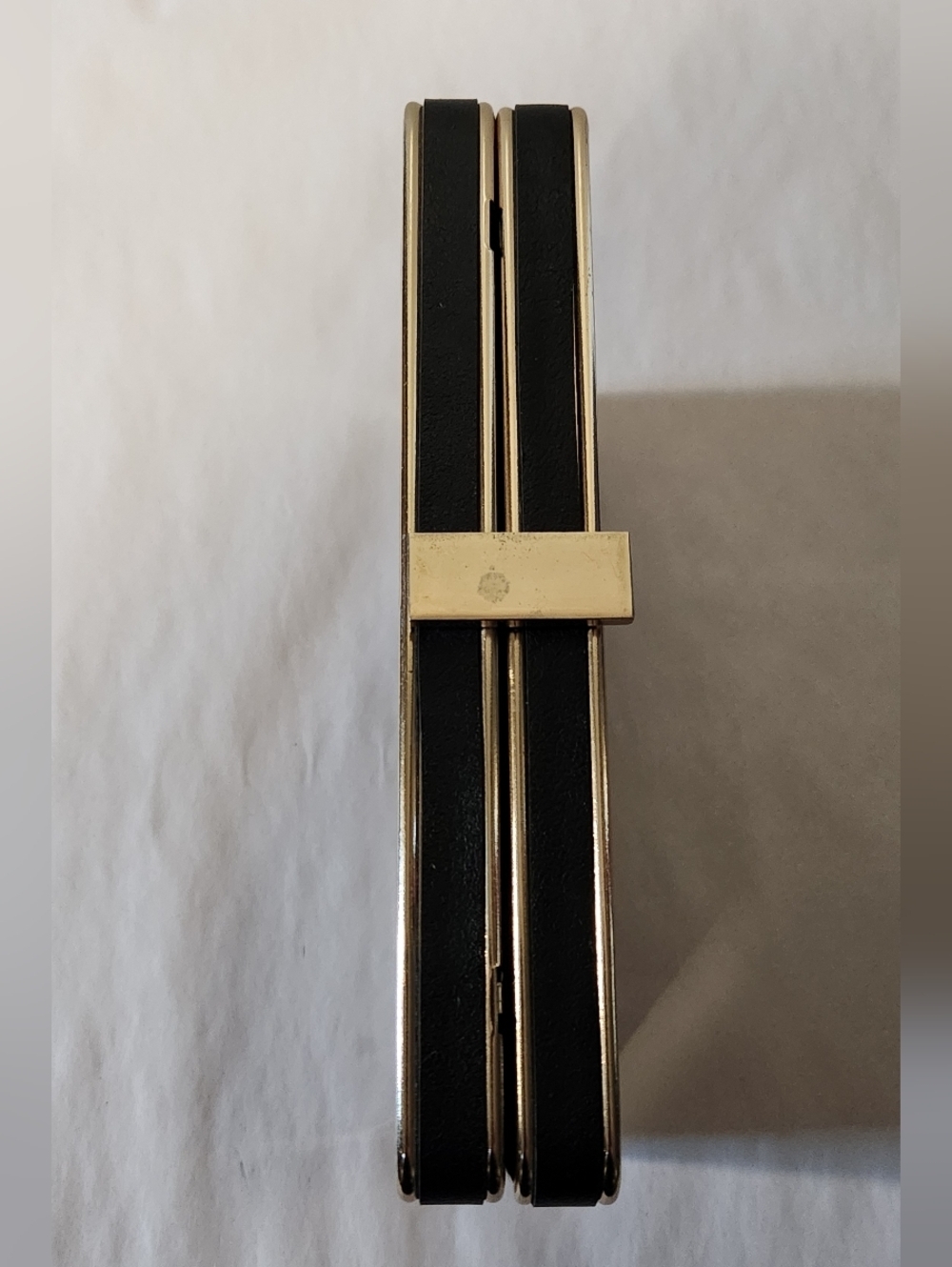 Cara New York Black Geometric Textured Clutch Crossbody - Picture 9 of 14